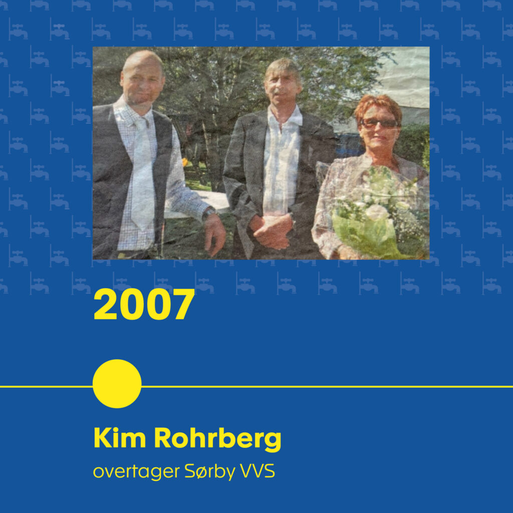 Sørbygruppen fødselsdag4 Kim Rohrberg overtager Sørby VVS i 2007