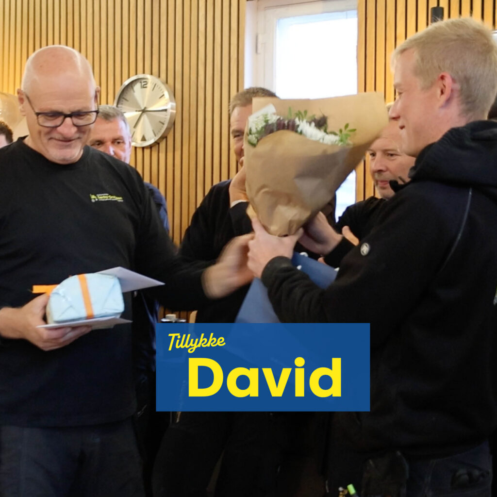 Tillykke David og kim4